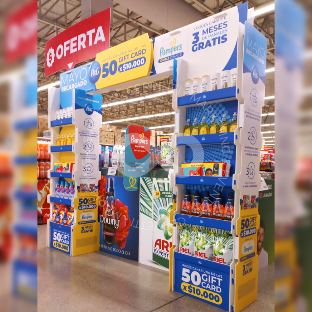 Arco-Exhibidor Promo P&G