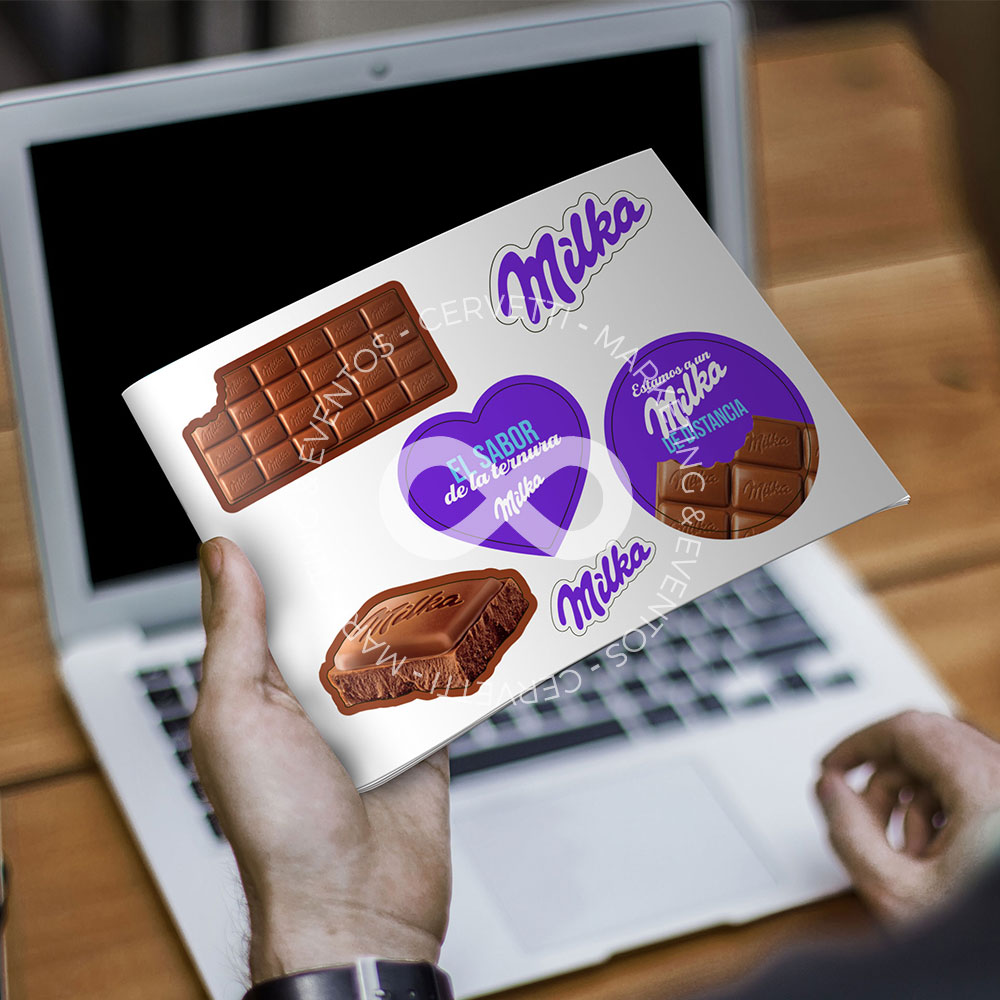 Sitckers Milka