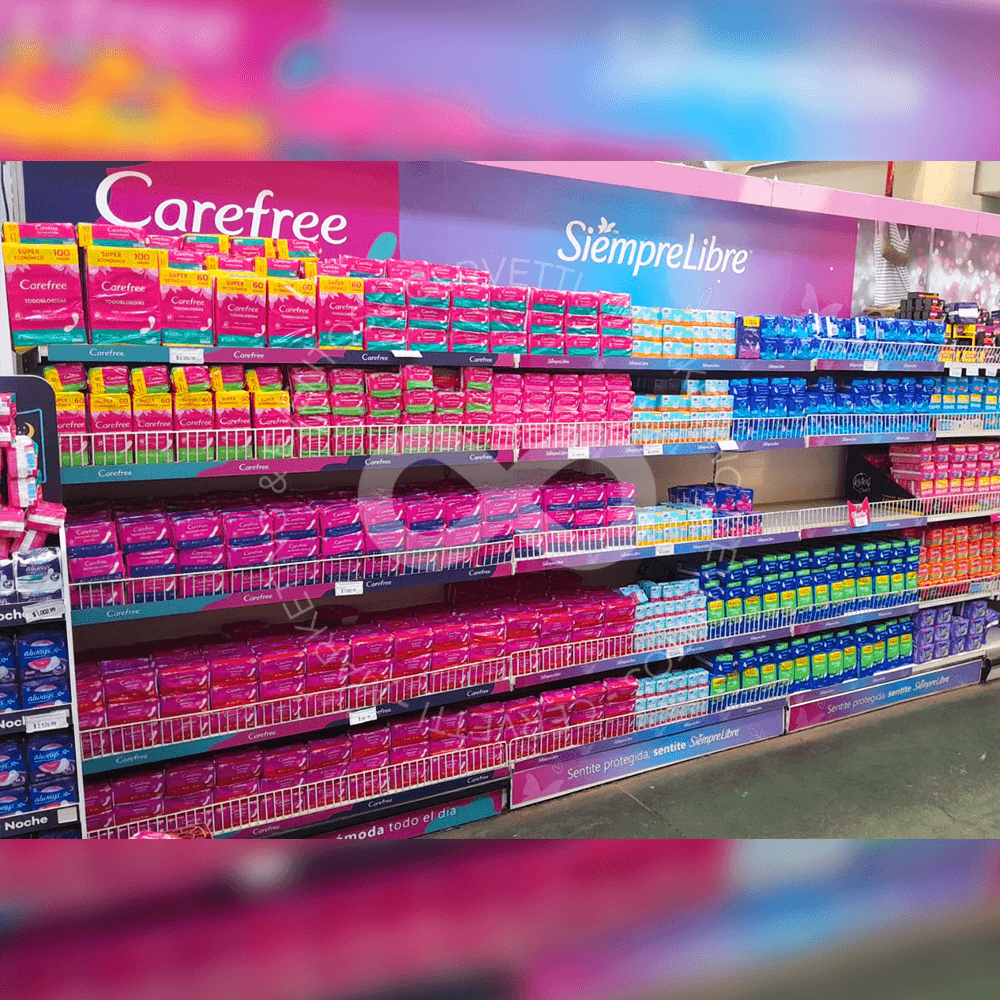 Revestimiento de góndola Carefree & SiempreLibre